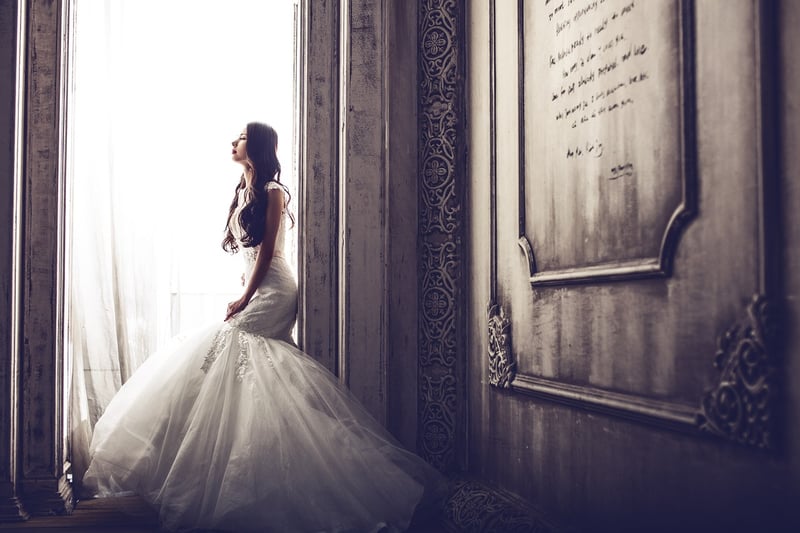 Pastel Wedding Dress